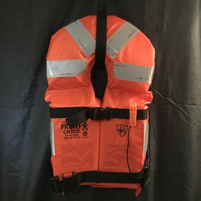 Veleria San Giorgio MK10 Child Solas M.E.D approved Life jacket New 15-43 Kgs