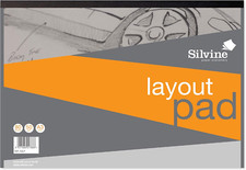 A3LP A3 Professional Layout Pad. 80 Pages Semi Transparent 50Gsm Paper.Orange...