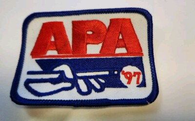 1997 APA MEMBERSHIP PATCH AMERICAN POOLPLAYERS ASSOCIATION | eBay