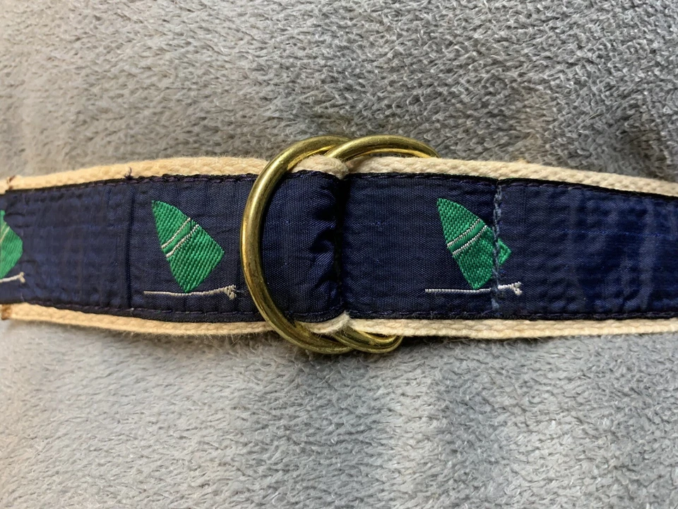 Винтажный холщовый пояс 90-х Cape Cod (Woods Hole, MA) молодежный подходит до 26 дюймов опрятный - Изображение 3 из 4