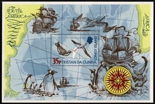 Tristan Da Cunha 1974 Tristan da Cunha, The Lonely Island - Souvenir Sheet - MUH