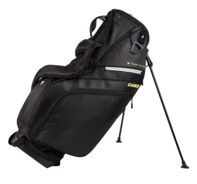 TOP FLITE Top-Flite Gamer Men's Golf Club Stand Bag - 7-Way Padded Divider - Black