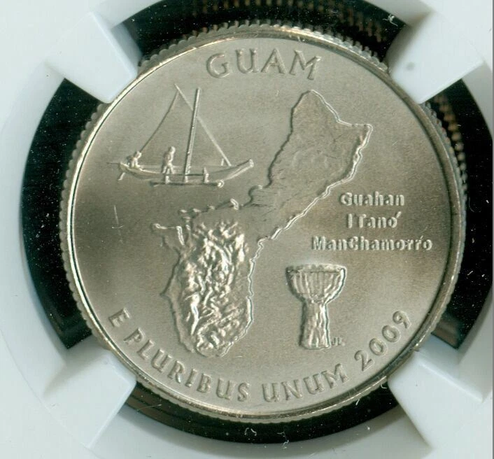 2009 P GUAM QUARTER NGC MS68 SMS PQ 2ND FINEST REGISTRY MAC SPOTLESS * - Image 2 of 4