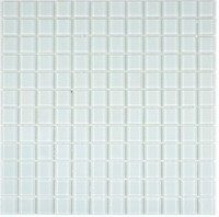 Glasmosaik Weiß Fliesenspiegel Dusche KüChe Wand Bad Wc 63-0102 |10 Mosaikmatten
