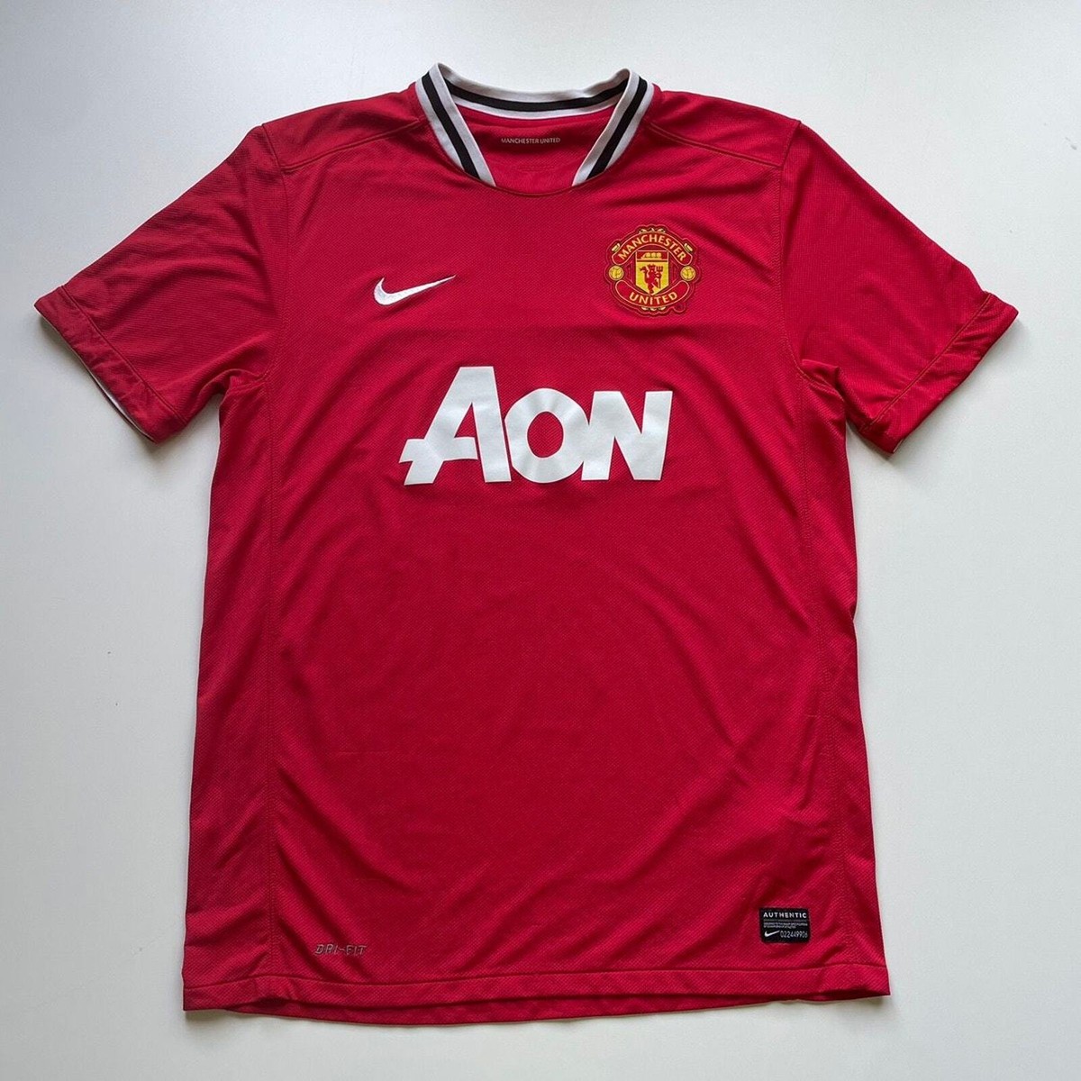 激レア!マンチェスターユナイテッド Nikeユニフォーム ビンテージ Vintage Nike Manchester United Soccer Jersey Men's Large Red
