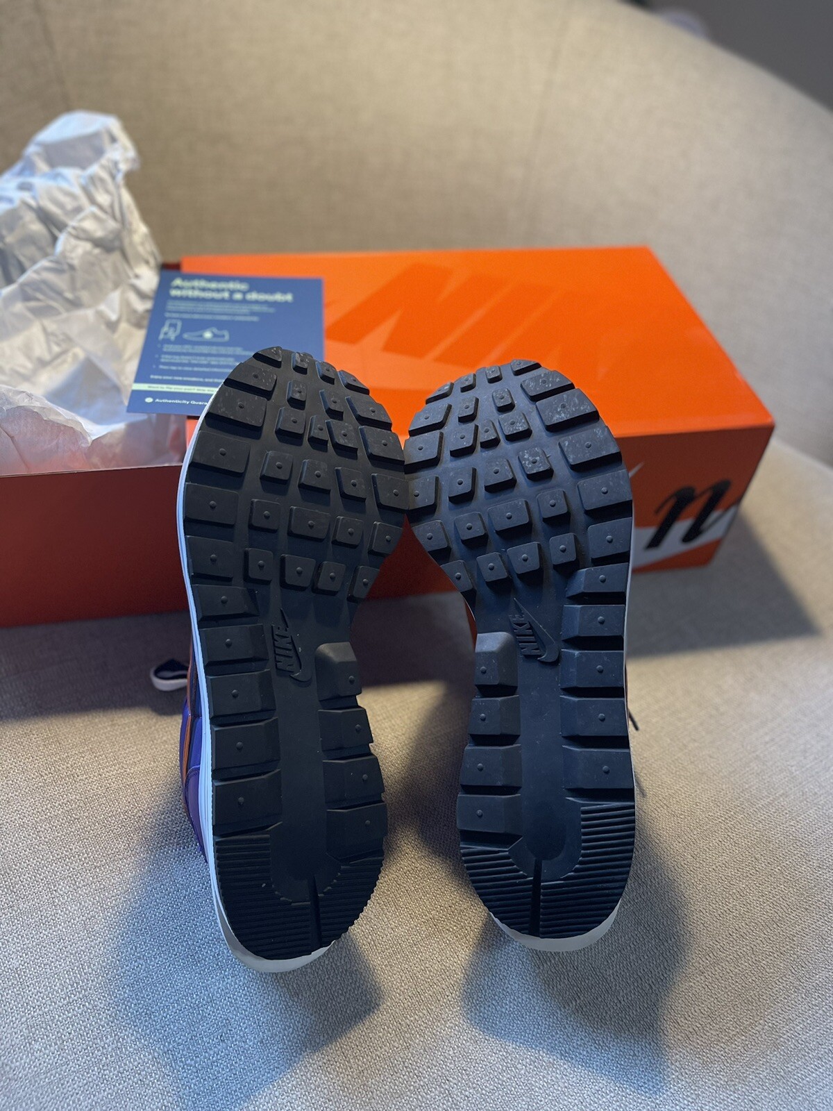 SACAI X NIKE Taglia 11 5 Nike VaporWaffle x Sacai iris scuro