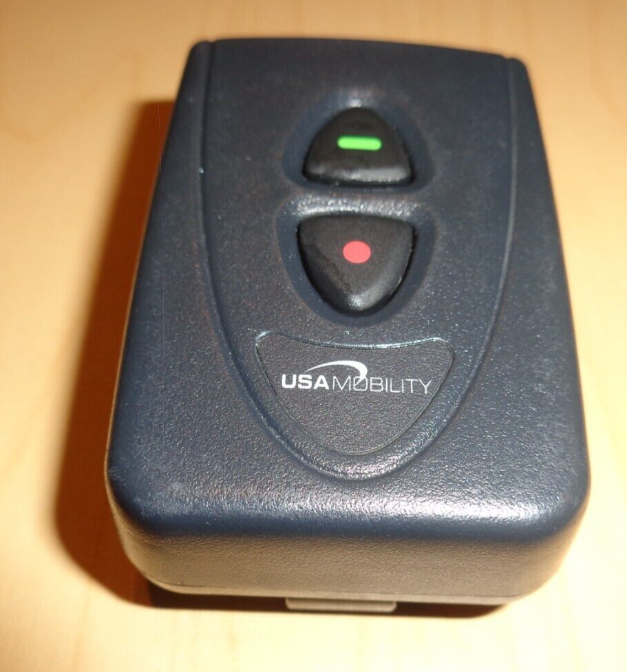 Bipeur / Pager FLEX BR502X (USA Mobility) - Noir - Fonctionne - Avec Pochette