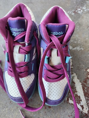 Reebok Galaxy 106699 Size 11 Kids Shie Purple White Green Blue | eBay