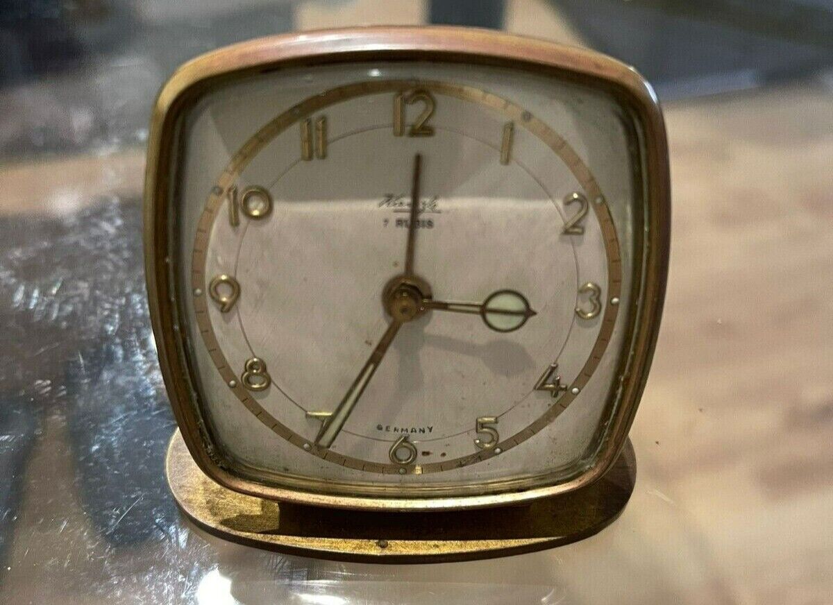 vintage kienzle 7 rubis design reloj despertador