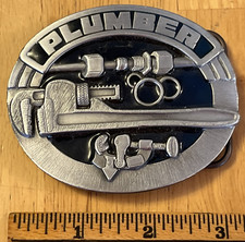 Plummer Metal Belt Buckle-Sisliyou Buckle Co.-Ashland, OR-Handyman/Construction
