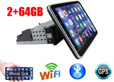 Autoradio 10" Android 15 1DIN GPS Nav WIFI Schermo Girevole Lettore MP5 2+64GB