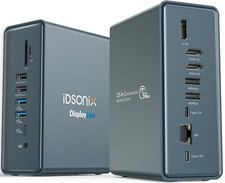 Universal 15 in 1 USBC DisplayLink Docking Station Dual Monitor 4K HD PD 100W