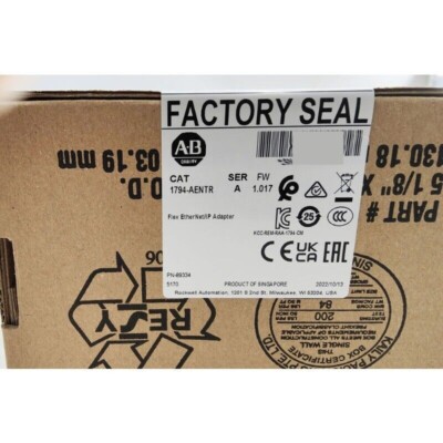 2022 1 Stück Allen-Bradley 1794-AENTR AB I/O Modul Neu EtherNet IP Adapter AUF LAGER