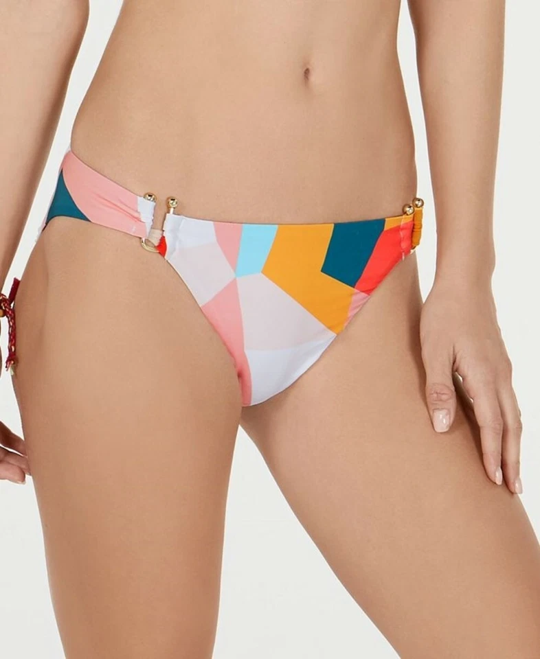 Pantalones de bikini hipster con anillo en U arte pop para mujer Bar Iii 259558 talla M Foto 2 de 2