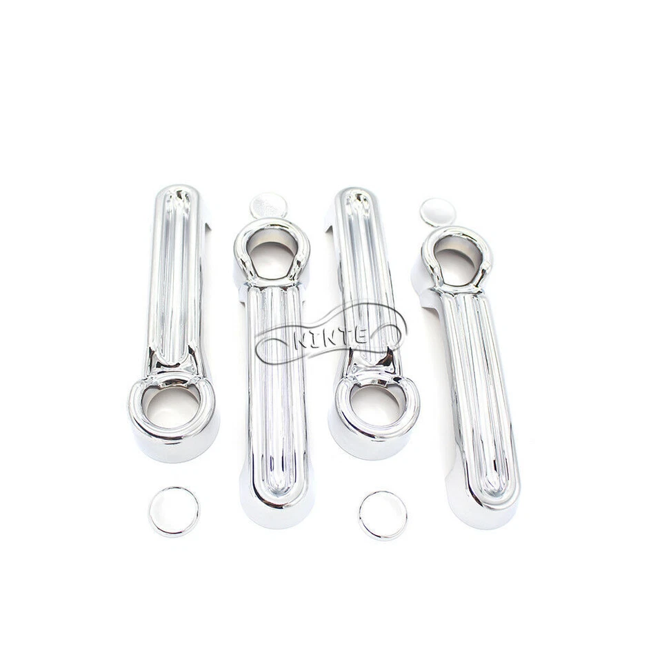 For DODGE NITRO 2007 08 2009 2010 2011 2012 Chrome Door Handle COVERS Overlays Foto 3 de 3