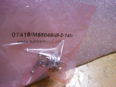 SUNBANK CONNECTOR STRAIN RELIEF PART # M85049/49-2-14N