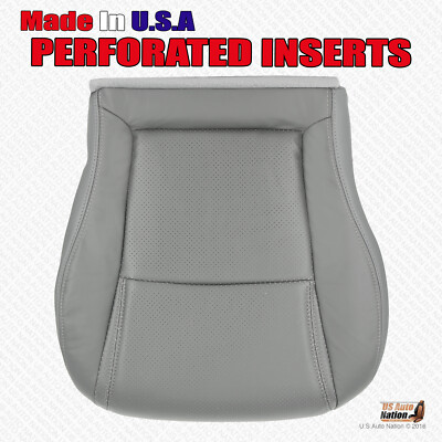 2005 For Honda Pilot Driver Side Bottom Perforated Vinyl Seat Cover Olive Gray