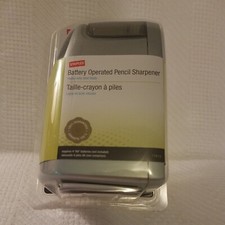 Staples Battery Operated Pencil Sharpener Heavy-Duty Steel Blade New  Sealed 