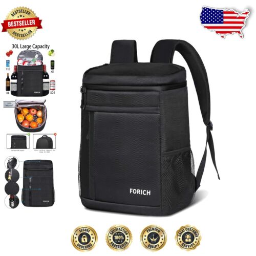 Lightweight Insulated Soft Cooler Backpack - Leak-Proof for Weekend Getaways