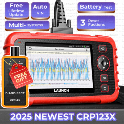 2025 LAUNCH CRP123X OBD2 Scanner Engine ABS SRS Code Reader Car Diagnostic Tool