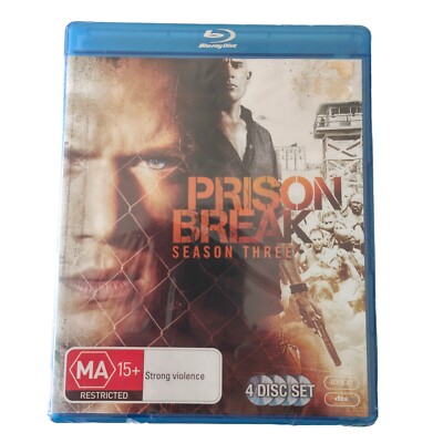 PRISON BREAK SEASON 3 Blu-ray Action Escape Drama ! NEW SEALED  A4