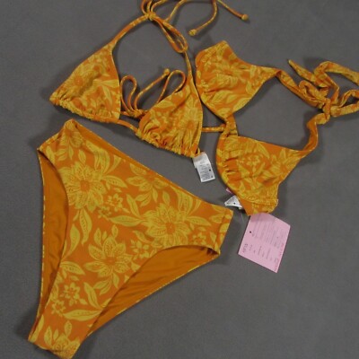 L Space Bathing Suit Set Small Bikini Bottom Savannah Small Tops Sofia ISA