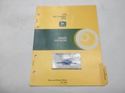 Parts Catalog for John Deere 370 Big Swinger Disk