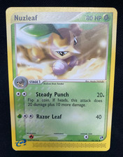 Pokemon Card Nuzleaf 48/100 Pokemon EX Sandstorm (LP)