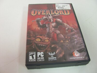 Overlord PC DVD Game Triumph Studios - Complete with Guide