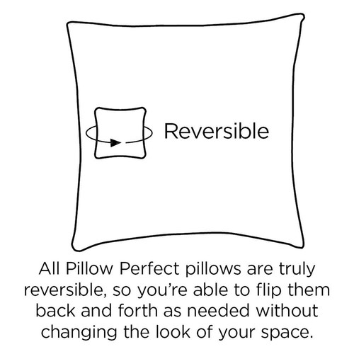 Pillow Perfect Trellis Indoor/Outdoor Split Back Chaise Lounge Cushion with T... - Picture 6 of 9
