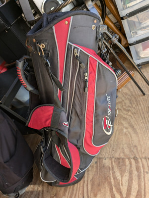 Top Flite XL Golf Bag W Deluxe Shoulder Harness- Excellent Condition