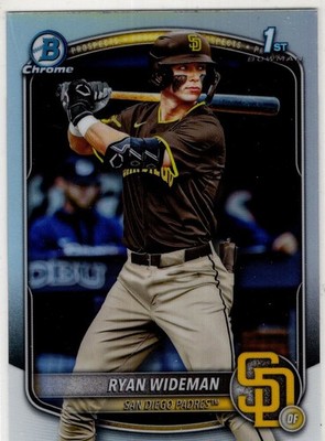 2025 Topps Bowman Draft Chrome Ryan Wideman No. BDC-190 San Diego Padres