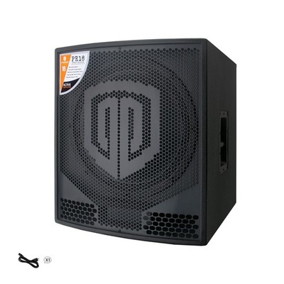 PRORECK PR-18 PA Subwoofer 2000W P.M.P.O 18'' Active Sub for DJ Gig Party(One)