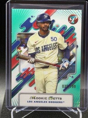Mookie Betts 2025 Topps Pristine Aqua Pristine Pulsar #39/199 - Dodgers