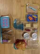 Barbie Muñeca Cocina Hornear Hoja de Cocina Sartén Corazón Galletas Accesorios Tamales