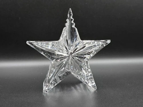 JUST REDUCED!! Vintage 3.5" Waterford Crystal Paperweight standing star