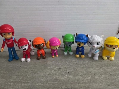 Paw Patrol Lot 8 Figures Ryder Skye Rubble Rocky Zuma Chase Rory Pup-Fu Toys