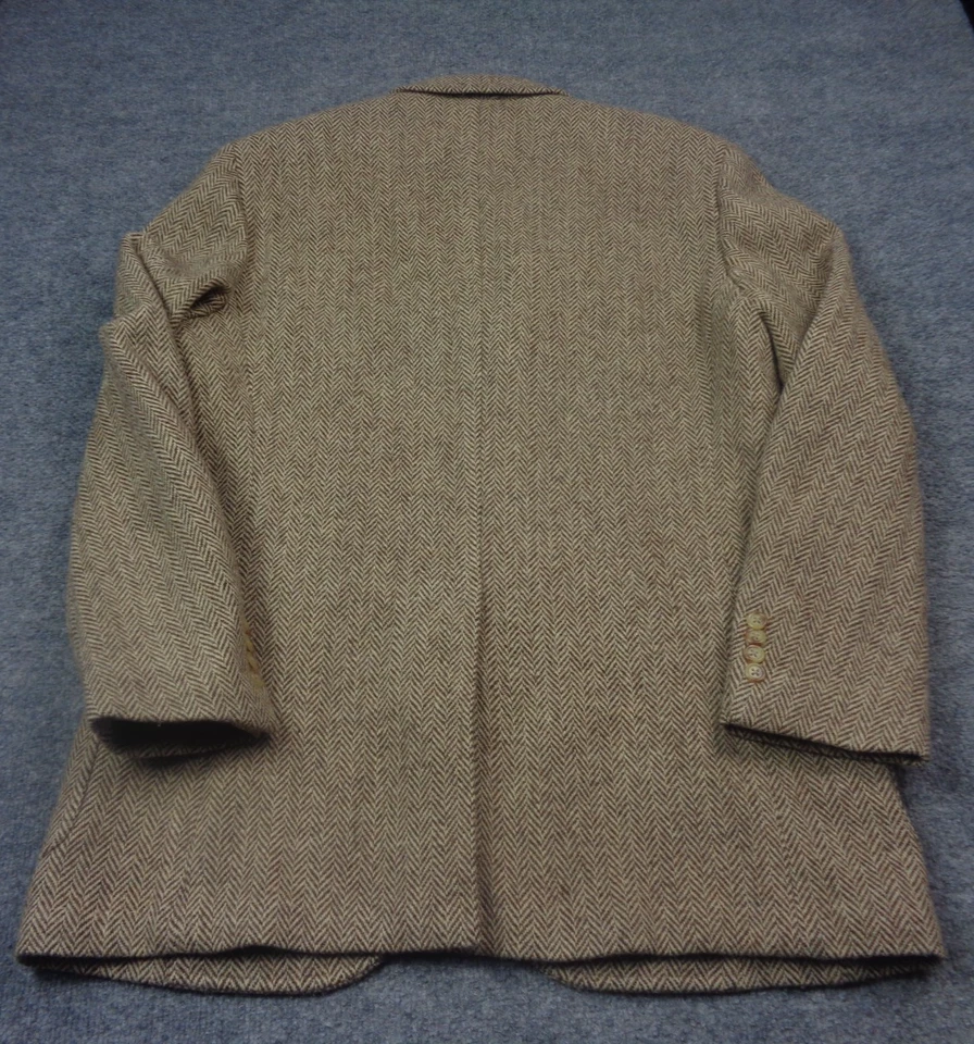 Chaqueta Blazer De Colección Polo Ralph Lauren 44L Para Hombres Tweed Abrigo Deportivo Lana Espiga Foto 2 de 4