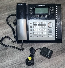 RCA Visys 25423RE1 4 Line Bus. Phone Expandable Speakerphone AC Adapter Tested