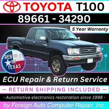 89661-34290 T100 Toyota ECU Repair Service - Quick Quality Service, 5Yr Warranty