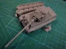 3D Printing D Series 105mm Gun Tiger King Heavy Tank Unpainted Model Kit