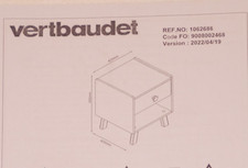 Vertbaudet Kinderzimmer Nachttisch Großer Bär weiß ONE Size Neu mit Rechnung