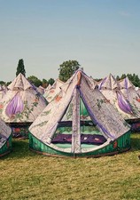 Pop Up Bell Tent - Tomorrowland. Comfortably big for 2 people
