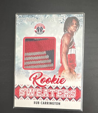 Panini NBA Hoops Rookie Sweaters Bub Carrington Wizards #RSW-BUB 2024-25