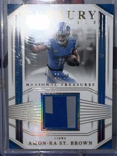 2023 National Treasures Century Materials Amon-Ra St. Brown Holo Gold  /10