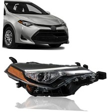Headlight Assembly Replacement for Corolla L/LE/LE ECO 2017-2019 Headlamp