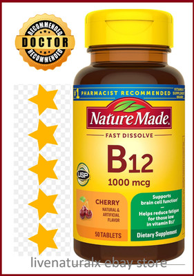 B-12 Complejo Vitamina En Pastillas Vitaminas Para La Falta De Energia Cansancio