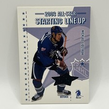 2003-04 Be A Player Memorabilia All-Star Starting Line-Up Nicklas Lidstrom