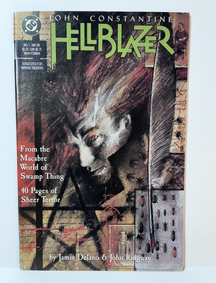 DC John Constantine: Hellblazer Comic Book (1988) Delano & Ridgway New Format