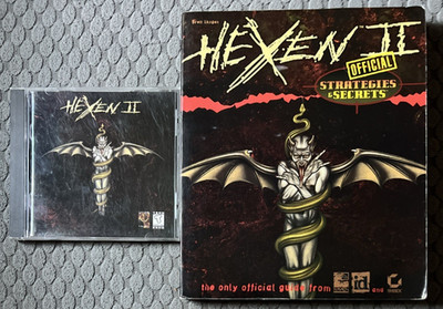 Hexen II Lot - CD ROM & Sybex Official Strategy Game Guide PC Y